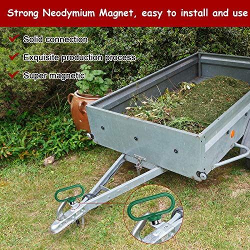 COITEK Magnetic Hitch Pin, Strong Magnet Trailer Gate Pin for Lawn...