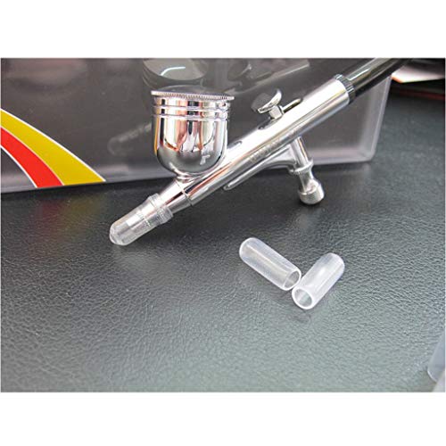 Colaxi 5 Pack Transparent Corrosion Resistant Airbrush Case Cover ...
