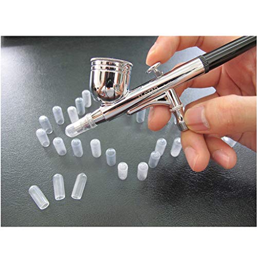 Colaxi 5 Pack Transparent Corrosion Resistant Airbrush Case Cover ...
