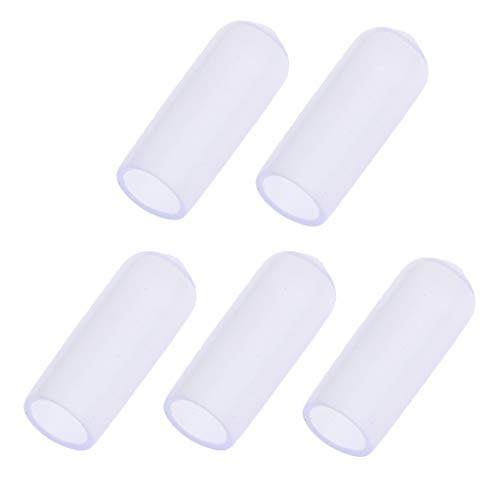 Colaxi 5 Pack Transparent Corrosion Resistant Airbrush Case Cover ...