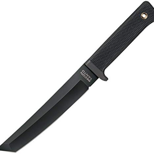 Cold Steel Recon Tanto Fixed Blade Knife with Sheath, SK-5 Steel