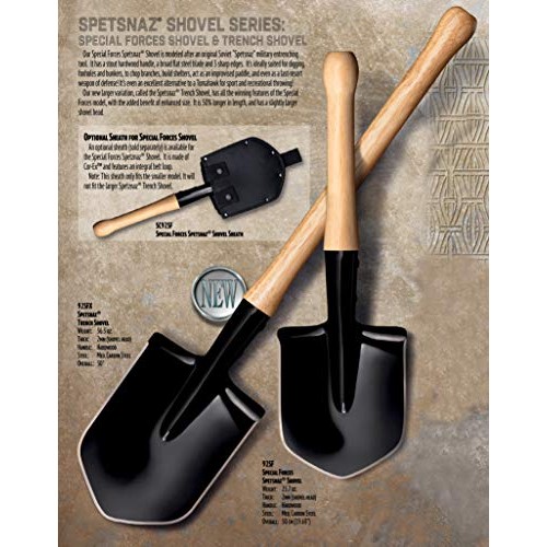 Cold Steel Spetsnaz Tactical Camp Shovel Tool for Camping, Surviva...