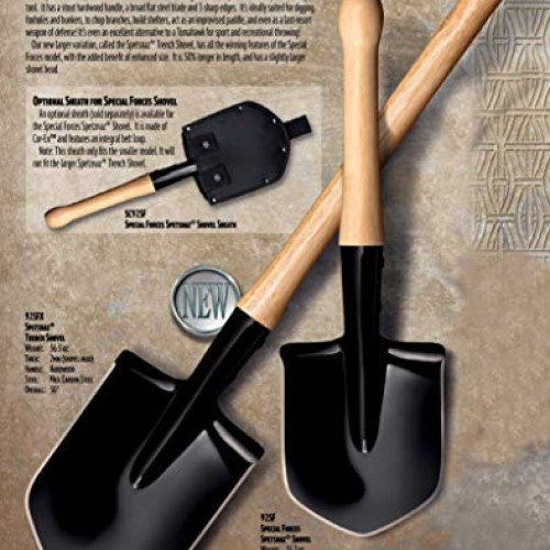 Cold Steel Spetsnaz Tactical Camp Shovel Tool for Camping, Surviva...