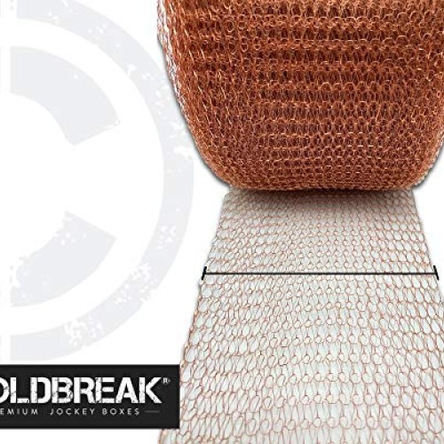 COLDBREAK Copper Mesh, 30 x 5, Pure 100% Copper, USA Made