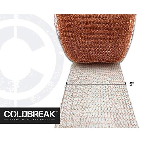 COLDBREAK Copper Mesh, 30 x 5, Pure 100% Copper, USA Made