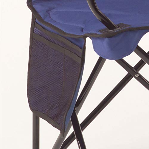 Coleman Oversized Quad Chair with Cooler Pouch Blue/Set of 2