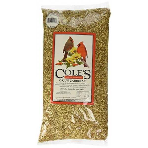 Coles CB05 Cajun Cardinal Blend Bird Seed, 5-Pound