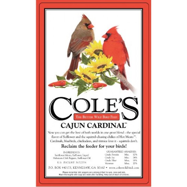 Coles CB20 20 Pound Cajun Cardinal Blend