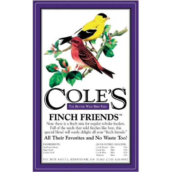 Coles FF20 20 Pound Finch Friends Seed