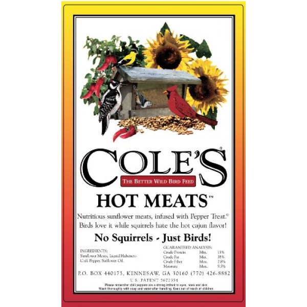 Coles Wild Bird Products HM20 20 Pound Hot Meats Seed