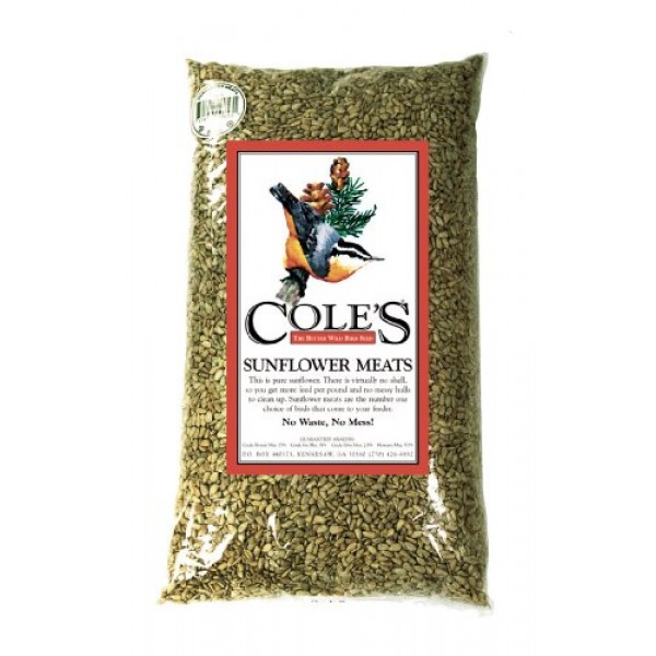 Coles Wild Bird Products SM20 20 Pound Sunflower Meats Seed