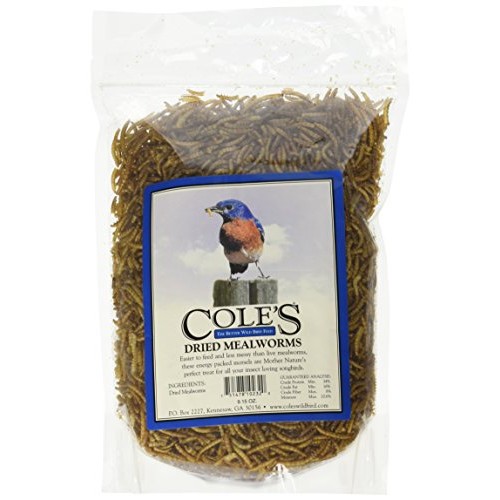 Coles Dried Mealworms Bird Seed, Large