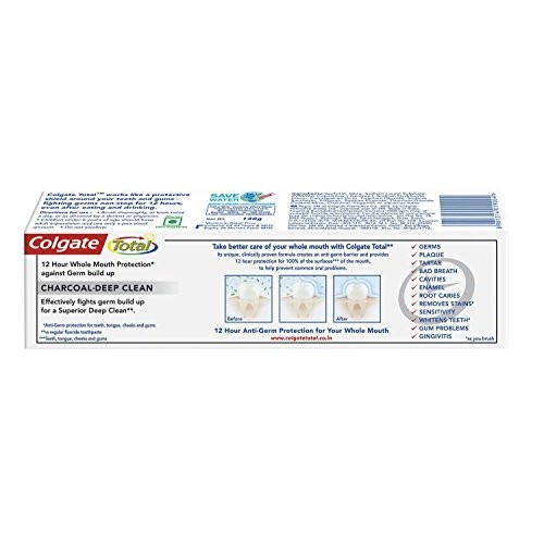 Colgate Total Charcoal Deep Clean Toothpaste 120gm