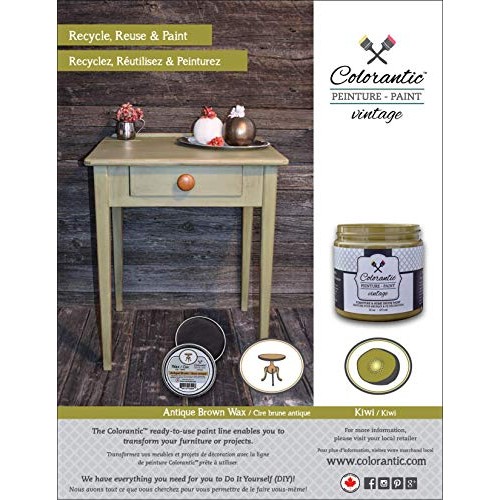 Colorantic | Furniture Antiquing Brown Dark Wax Beeswax Waxes Past...