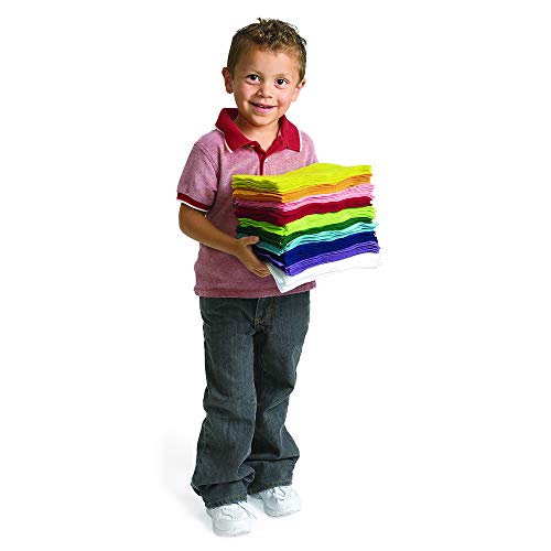 Colorations 100% Polyester Felt Sheets 6 x 9, 10 colors, 1mm Thi...