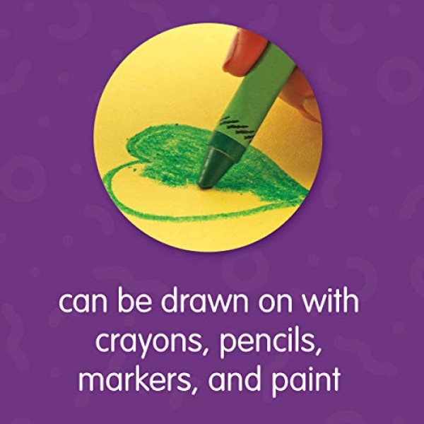 Colorations Construction Paper Pack, 10 Assorted Colors, 12 x 18...