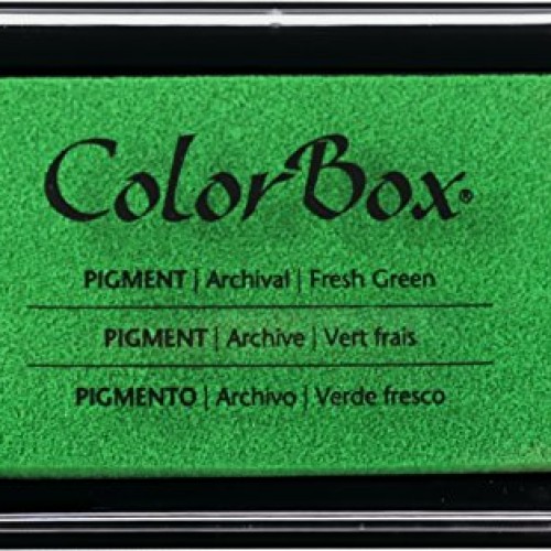 ColorBox Classic Pigment Ink Pad, Full Size, Fresh Green
