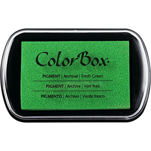 ColorBox Classic Pigment Ink Pad, Full Size, Fresh Green