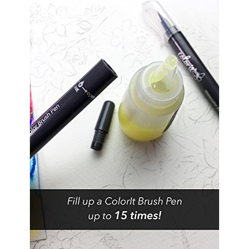 ColorIt Liquid Watercolor Ink 1oz Bottle Dashing Dark Green C139 -...