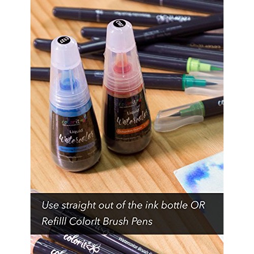 ColorIt Liquid Watercolor Ink 1oz Bottle Dashing Dark Green C139 -...