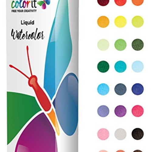 ColorIt Liquid Watercolor Ink 1oz Bottle Dashing Dark Green C139 -...
