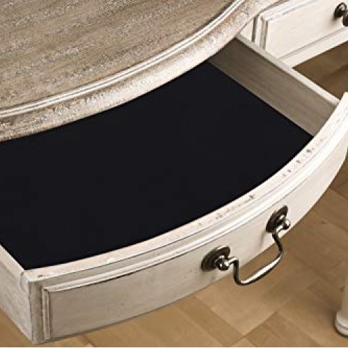 Black Self Adhesive Velvet Fabric Sticky Felt Sheets for Art & Cra...