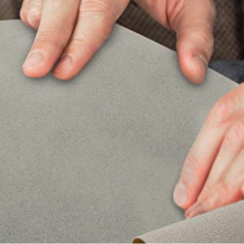 Gray Self Adhesive Velvet Fabric Sticky Felt Sheets for Art & Craf...