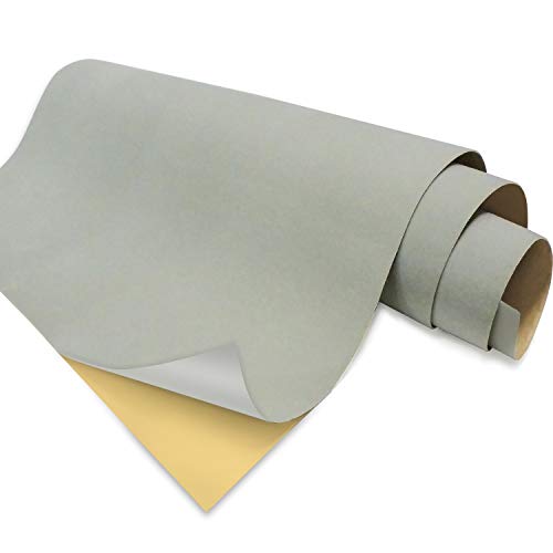 Gray Self Adhesive Velvet Fabric Sticky Felt Sheets for Art & Craf...