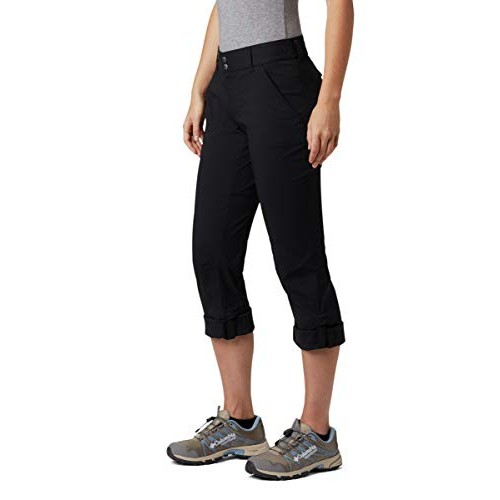 Columbia Womens Saturday Trail Pant, Black, 2
