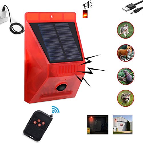 Comboss Solar Strobe Light with Remote Controller, Solar Strobe Li...