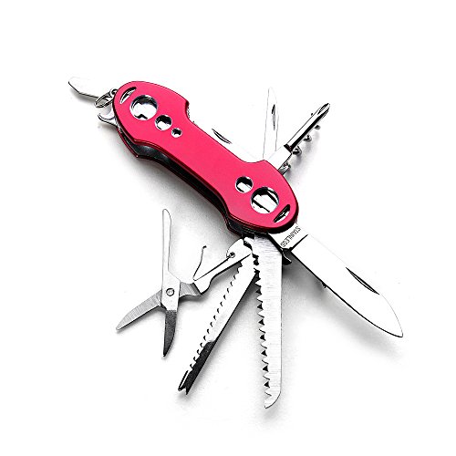 COMEBO 2 PCS Pack Stainless Steel Swiss Style Army Pocket Knife Mu...