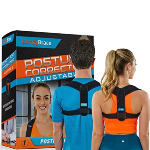 ComfyBrace Posture Corrector-Back Brace for Men and Women- Fully A...