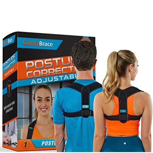 ComfyBrace Posture Corrector-Back Brace for Men and Women- Fully A...