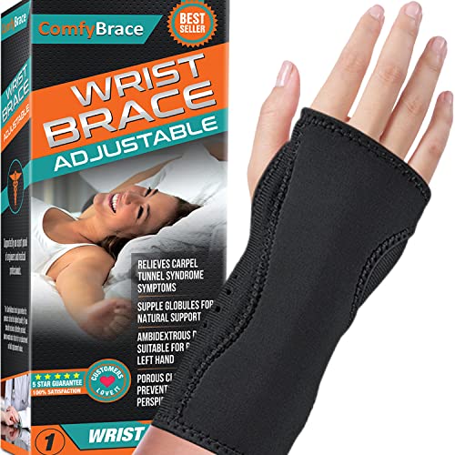 Night Wrist Sleep Support Brace - Fits Both Hands - Cushioned to H...