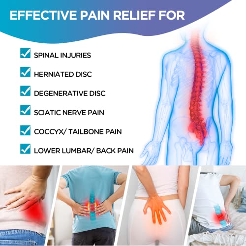 Comfytemp Ice Pack for Back Pain Relief, Reusable Gel Lower Back I...