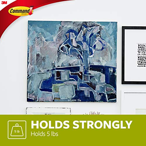 Command Jumbo Canvas Hanger, Holds 5 lbs, Indoor Use, Decorate Dam...