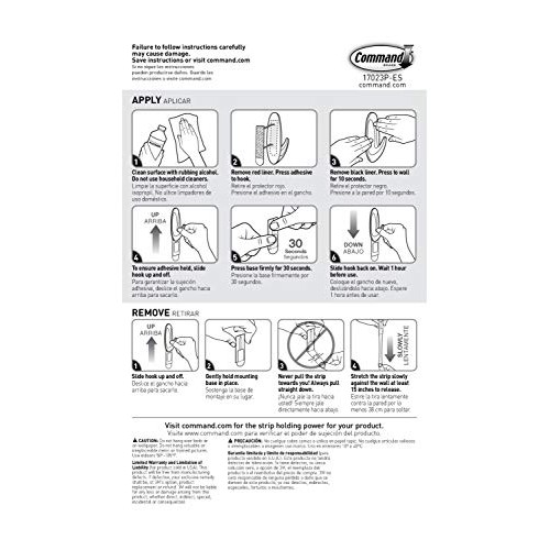 Command Large Replacement Strips, Re-Hang Indoor Hooks GP023-20NA
