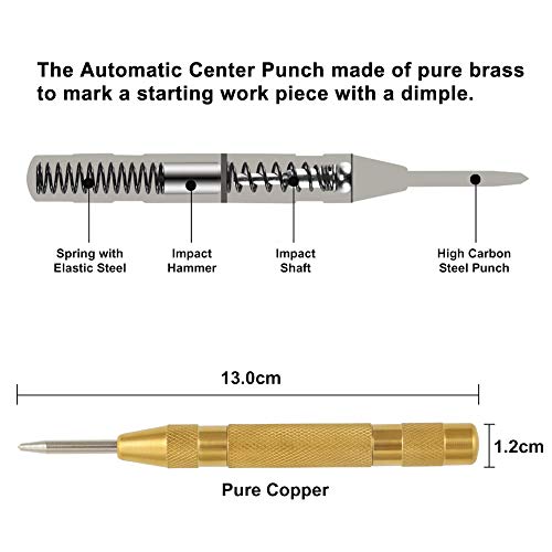 COMOWARE Countersink Drill Bit Set- 7 Pcs Counter Sinker Drill Bit...
