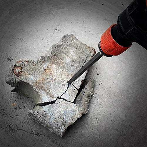 COMOWARE Rotary Hammer Drill Bits Set & Chisels- SDS PLUS Concrete...