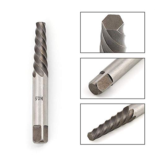 COMOWARE Screw Extractor & Left Hand Drill Bit Set- Broken Bolt Re...