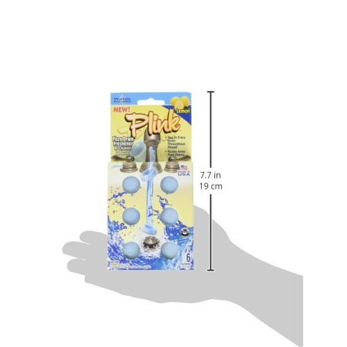 Compac Plink Fizzy Drain Cleaner Deodorizer, Lemon, 48 Count