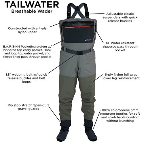 2111145-XL Tailwater Breathable Waders