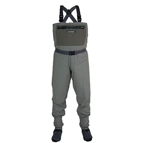 Compass 360 Stillwater II Breathable Fishing Chest Wader Khaki, L...