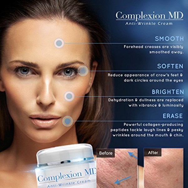 Complexion MD ADVANCED Anti-Aging, Multi Peptide Formula with Hyal...