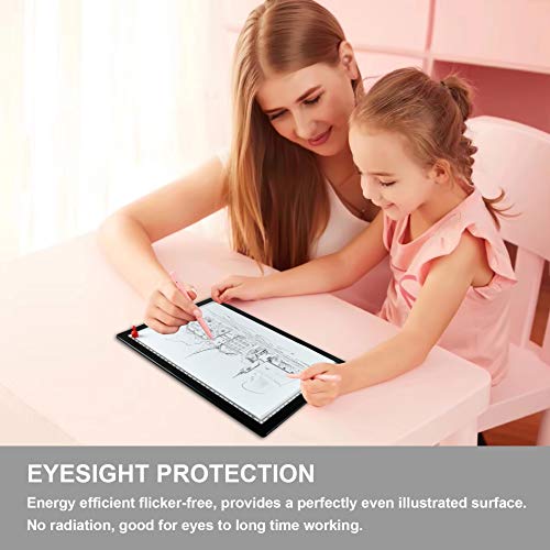 A4 Light Board Portable Tracing Light Box Magnetic Drawing Board L...