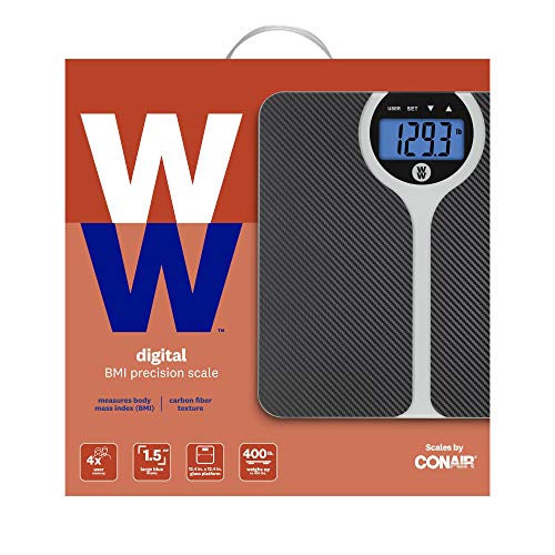 Weight Watchers Scales by Conair Bathroom Scale for Body Weight, D...