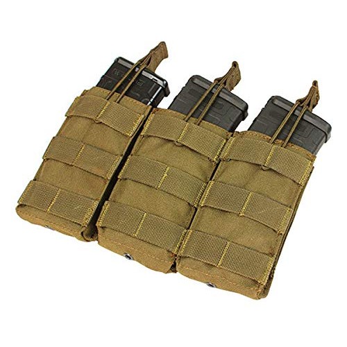 Condor Triple M4/M16 Open-Top Mag Pouch, Coyote Brown
