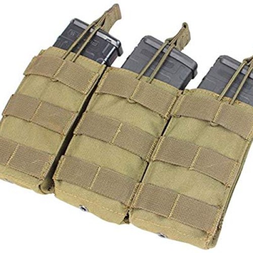 Condor Triple M4/M16 Open-Top Mag Pouch, Coyote Brown