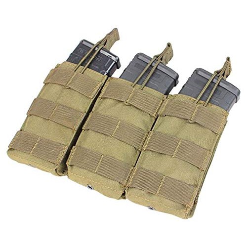 Condor Triple M4/M16 Open-Top Mag Pouch, Coyote Brown