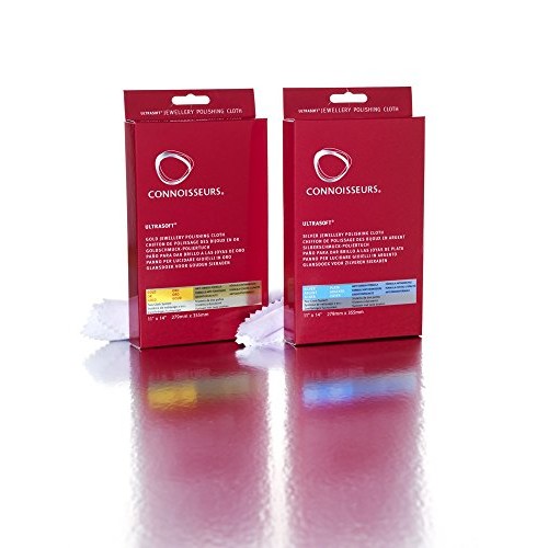 Connoisseurs UltraSoft Silver Jewelry Polishing Cloth. Silver Buff